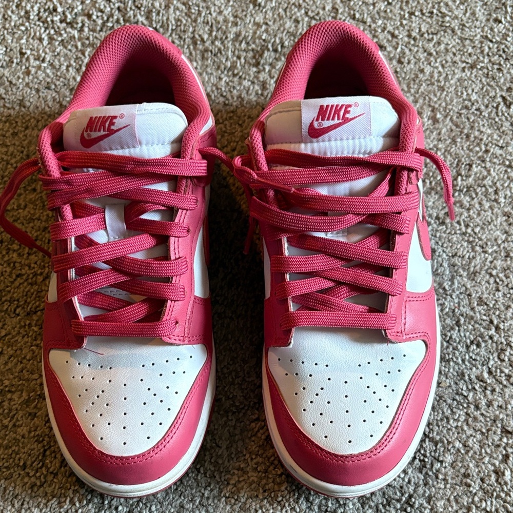 Nike Vibrant Pink and White Athletic Shoes